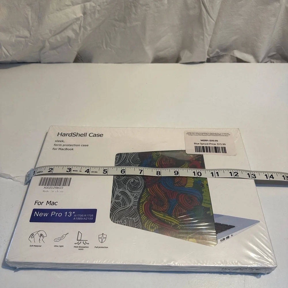 MacBook New pro 13 inch laptop, hard case protection case